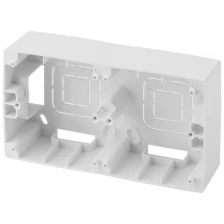 ЭРА Коробка для накладного монтажа 2-постовая ЭРА 12 12-6102-01 Б0043170