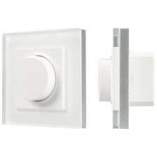 Панель SMART-P96-DIM-IN White (230V, 1.5A, 0-10V, Rotary, 2.4G) (ARL, Пластик)