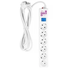 Сетевой фильтр Power Cube 5+1 Sockets 1.9m White SPG(5+1)-16B-1.9M