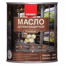 Неомид Масло деревозащитное Premium (2 л) Орех