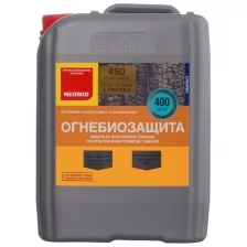 Огнезащитная пропитка NEOMID антисептик Огнебиозащита 450 II группа, 10 кг, бесцветный