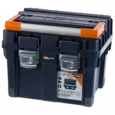 Ящик для инструмента Dexter HD Compact1 450х350х350 мм, пластик, цвет синий