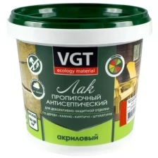 Лак пропиточныйт VGT антисептический 2,2 кг, венге