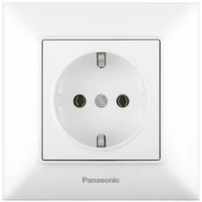 Panasonic Розетка силовая Panasonic Karre Plus (WKTC02022WH-RU) скрыт. зазем. IP20 белый (упак.:1шт)