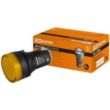 Лампа AD-22DS LED желтый 220В TDM 0702-0003