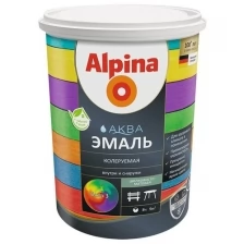 Эмаль акриловая Alpina Аква Эмаль шелковисто-матовая База 3 0.864 л