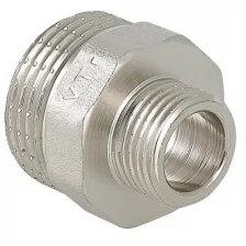 Ниппель переходной Ø1/2"х3/4" никель VALTEC (10/220) VTr.580.N.0504