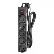 Сетевой фильтр CBR 5 Sockets 5m CSF 2505-5.0 Black CB