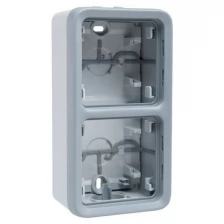 Коробка вертикальная 2 поста накладного монтажа Legrand Plexo IP55 069661 Legrand 3245060696610