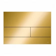 Клавиша смыва Tece Square II 9240839 для унитаза PVD Polished Gold Optic