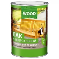 Лак универсальный тонирующий по дереву FARBITEX PROFI WOOD (Артикул: 4300009382; Фасовка = 0,9 л; Цвет = Палисандр)