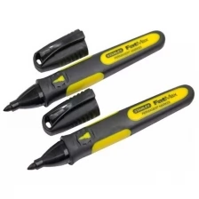 Набор маркеров STANLEY HAND TOOLS Stanley 0-47-314, "FatMax" с плоским наконечником, черные, 2шт