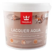 Лак TIKKURILA EURO LACQUER AQUA интерьерный, антисептирующий, защитный, матовый 2,7л 700001138