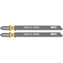 Полотна по дереву, Bimetal, остроконечные зубья, 100/77/1,7 мм (T101AIF), 2 шт. FIT 40953