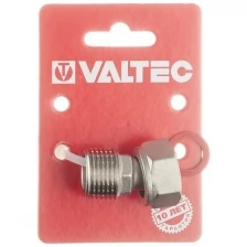 Прямой полусгон с накидной гайкой Valtec 1/2x1/2 VTr.613.N.0404