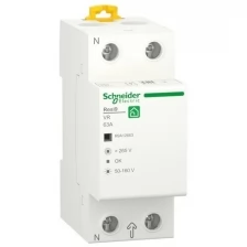 Реле напряжения SCHNEIDER ELECTRIC RESI9 63А 1P+N 230В 50Гц, R9A12663